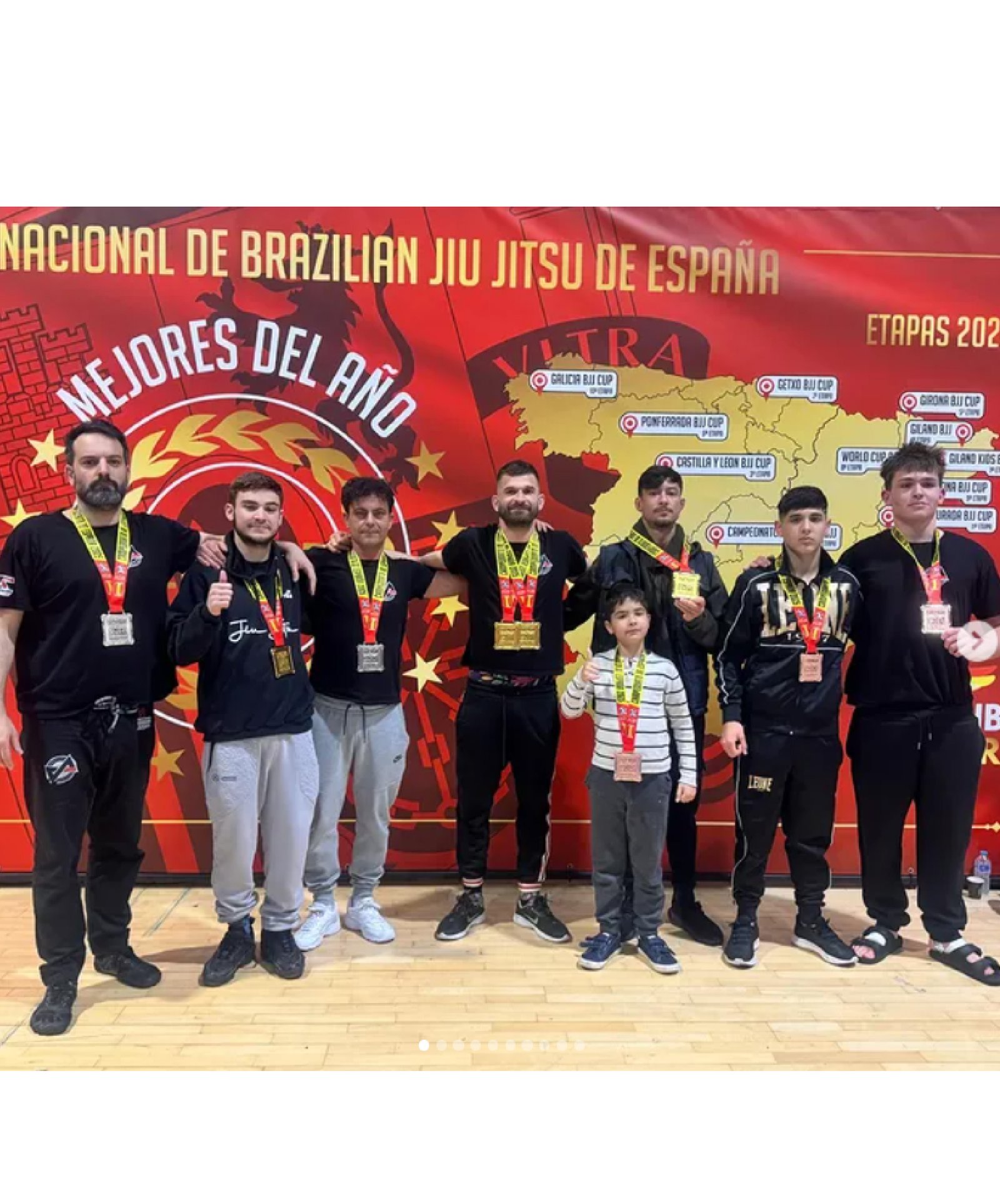 Medallistas de Jiu Jitsu JP Campos Team en Campeonato